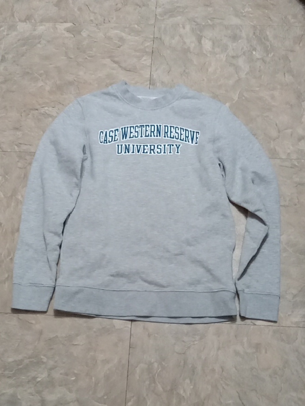 Case Western Reserve University Light Gray Crewneck Sweatshirt